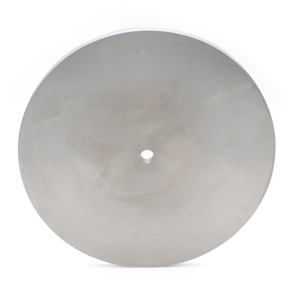 Durchmesser 250MM Aluminium-Polierscheibe, 10 Zoll Flache Schleifscheibe für Edelstein-Schleifmaschine, Edelstein-Facettierungsmaschine