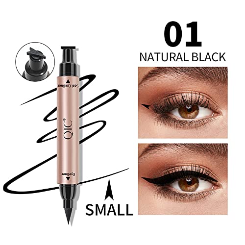 Go Ho Liquid Eyeliner Stamp Wingliner,Black Winged Eyeliner Stamps For Cat Eyes,Long Lasting Super Slim Precise Felt Tip Liquid Eye Liner Tattoo Tools,1 Pc #TOP1