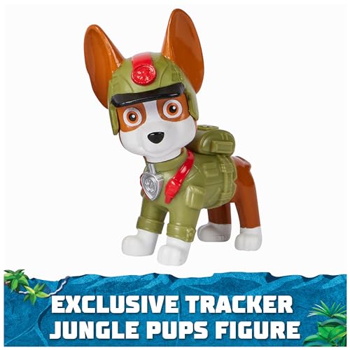 PAW Patrol Jungle Pups, Tracker’s Monkey Vehicle, Toy Truck with Collectible Action Figure, Kids Toys for Boys & Girls Ages 3 and Up