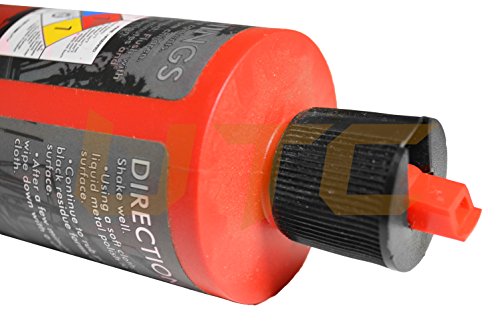 UTC 12 Oz Renegade Products Rebel Red Metal Polish Bottle | Aluminum Stainless Steel Chrome Aggressive Metal Restore