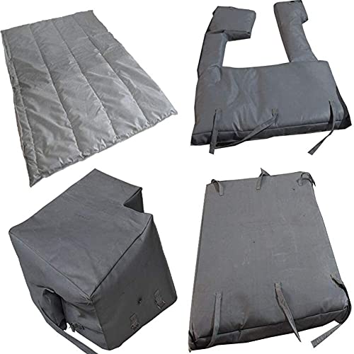 PLMOKN Vlamvertragende zeildoek, brandpreventie waterdicht -vettig silicagel elektrische lassen branddeken 1 meter breed materiaal bedekt, schip, auto, dak (Color : Gray, Size : 0.3mm) - Image 5