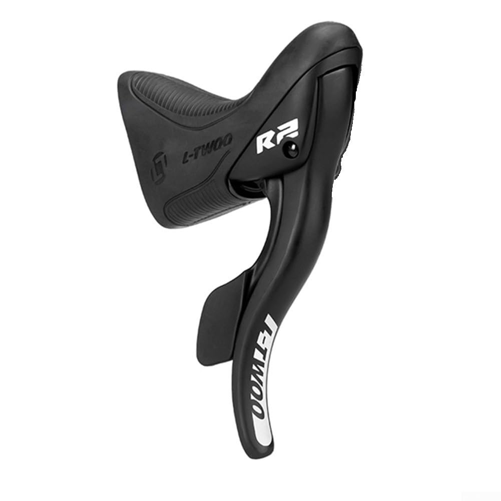 leva cambio per bici da strada, 2X7/8/9/10/11 velocità per deragliatore Shimano, costruzione in lega di alluminio (R5 destra)