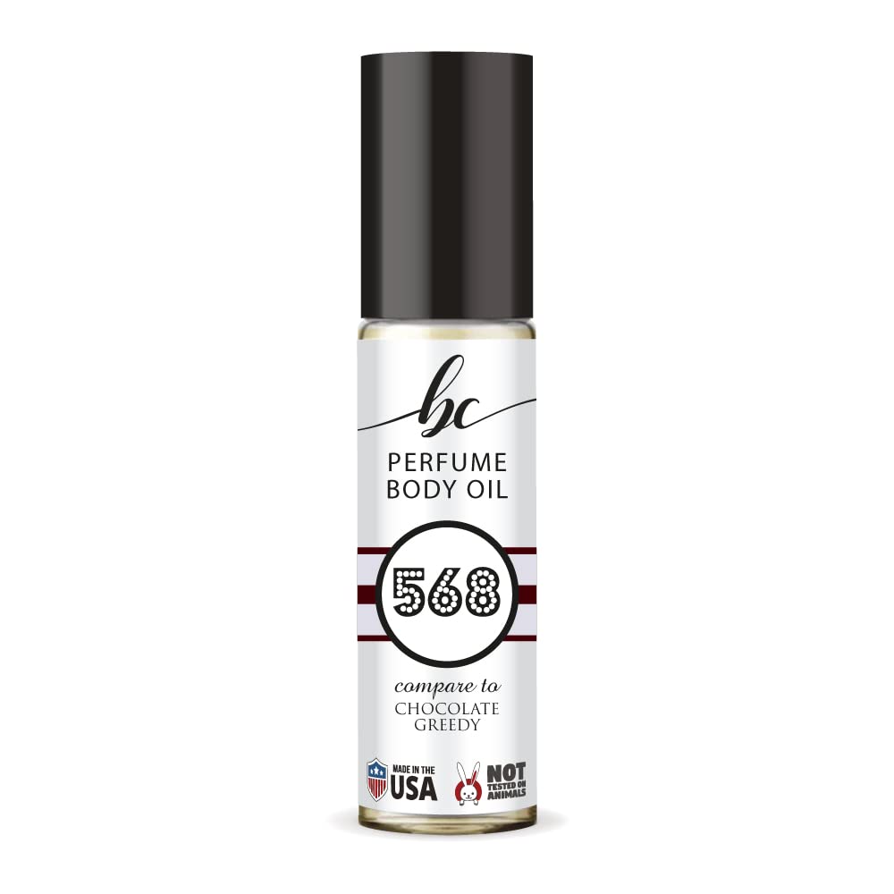BIOCURA BC Perfume 568 Inspired by Chocolate Greedy For Women & Men Replica Fragrance Body Oil Dupes Alcohol-Free Sample Travel Size Concentrated Long
