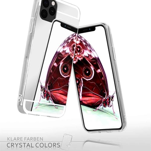 Coque miroir iPhone 12 Pro anti rayure avec dos argenté