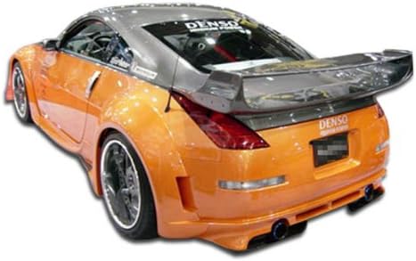 ED-RDB-013 FRP (Fiberglass Reinforced Plastics) Vader 3 Style Rear Bumper - Compatible With/Replacement For 350Z 2003-2008 - 1 Piece
