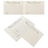 ABOOFAN 50 Blatt Teilige Kleine Gedenkkarten aus Dickem Vielseitige Erinnerungskarten für Beerdigung Feier Jubiläum und Kirchenveranstaltungen Langlebig und Persönlich Gestaltbar
