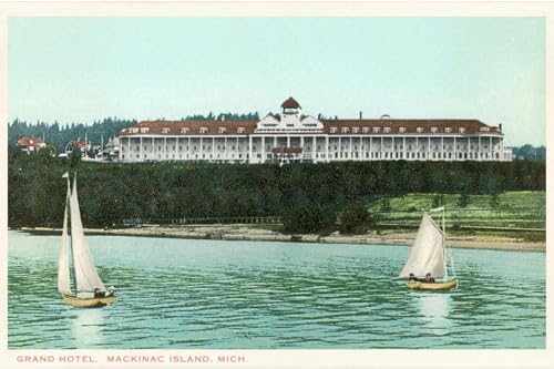 ART.COM Wall Art Print Grand Hotel, Mackinac Island, Michigan, 18' x 12'