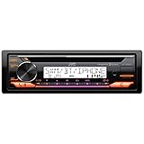 JVC KD-T92MBS Marine Rated Car Stereo with Bluetooth, Front USB, AUX, Amazon Alexa, SirusXM Radio Ready, Hi-Power Amplifier, High Contrast Screen (Renewed)
