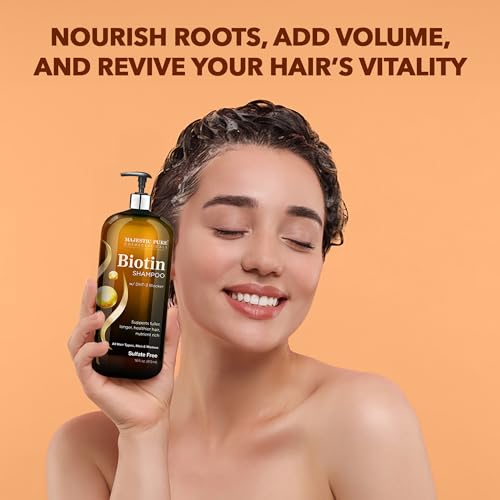 MAJESTIC PURE Apple Cider Vinegar Shampoo - Restores Shine & Reduces Itchy Scalp, Dandruff & Frizz - Sulfate Free, for All Hair Types, Men and Women - 16 fl oz - Image 3