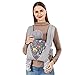 KNMY Mochila Portabebe Ergonómico Recien Nacido, Cinturón Ajustable, 3 Posiciones de Llevar (3,5-20kg)