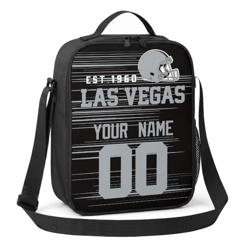 Image of Las Vegas Lunch Bag Custom Name and Number Personalized Gifts