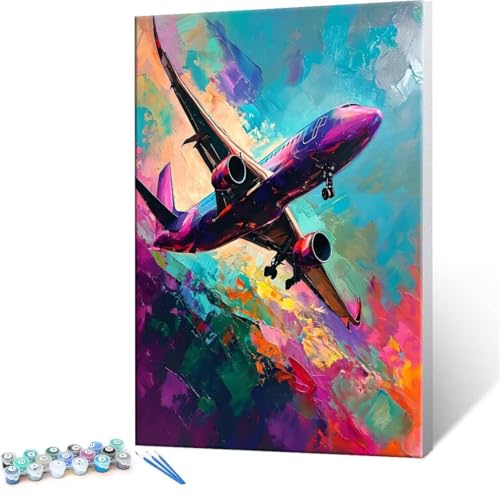 G hG fW^G s@ LbgŃyCguVƃANG̋, l̎q̂߂̃Mtg Paint by Numbers h DIY ɂAN ʊGCeA rO 40x50cm (t[X)