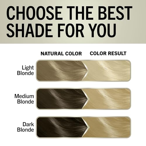 Schwarzkopf 00017000349862 Keratin Blonde Hair Dye Platinum Blonde 001, Ultra Lightening Kit, 1 Application - Hair Bleach Enriched thumb #10