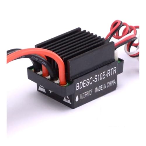 ESC moteur brossé 320A haute intensité à prise XT60 pour un pilotage fluide en voiture et bateau RC