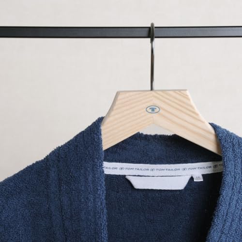 Albornoz de kimono Tom Tailor de algodon Premium azul marino talla S 4