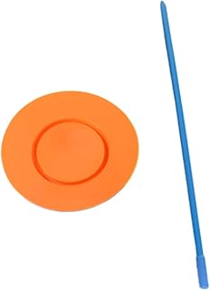 rockible Plato de Malabarismo con Bastones, Accesorio para la Práctica, Naranja, Individual