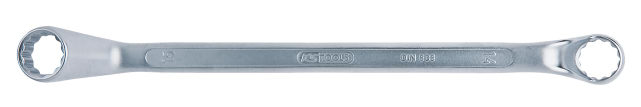 KS Tools 920.0249 - Pack de 11 piezas con llaves poligonales dobles Ultimate, en bolsa enrollable (entrecaras 6 x 7-30 x 32 mm)