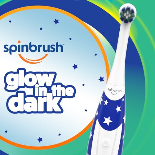Brosse à dents électrique enfant Spinbrush Smart Clean phosphorescente à piles - 2