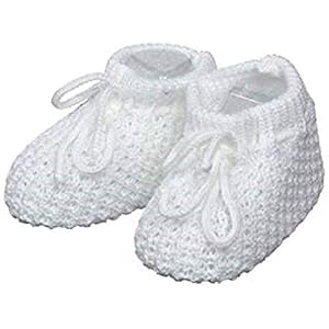 Baby Booties Knitted Newborn Bootees Size 0-3 Months