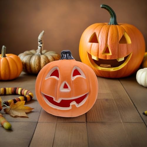 Lanterne citrouille LED décoration Halloween et lampe Jack-o-Lantern - 8