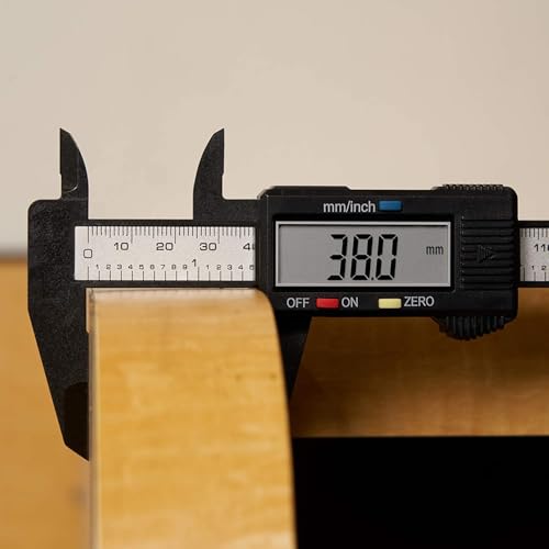 Image of NEIKO 01417A 6 inch Digital Caliper | Electronic Measuring Tool | Range of 0-6 inchor 0-150mm | Inch and Millimeters | Large LCD Display | External and Internal Measuring Jaw | Zero Setting and Auto Off