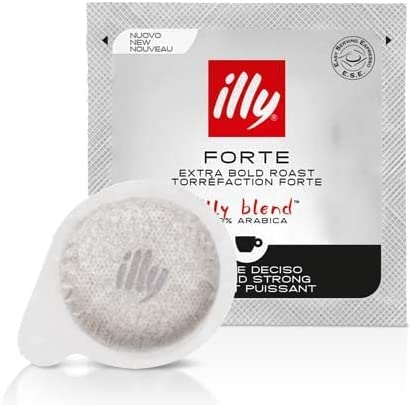 200 Cialde caffè ESE 44mm Tostato Forte Nera caffe 100% Arabica