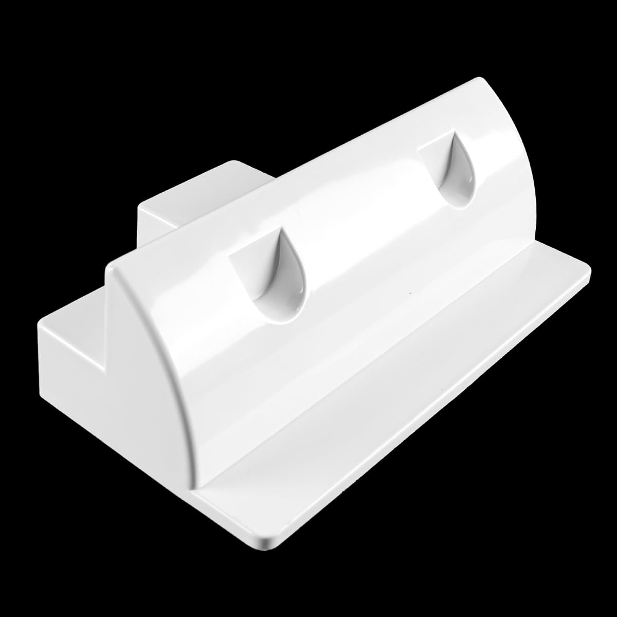 Soporte de montaje para panel solar ABS (7 piezas), sin perforaciones, kit de soporte de esquina para techo de RV, barco, furgoneta, caravana, protección UV, color blanco