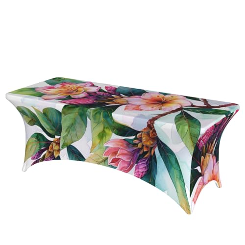 Nappe de fleurs hawaïennes 1,8 m de qualité supérieure pour banquet - 2