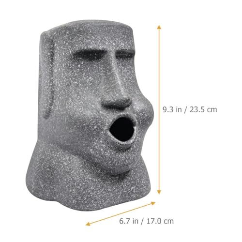 Boîte à mouchoirs Moai en résine stable et créative KICHOUSE - 3