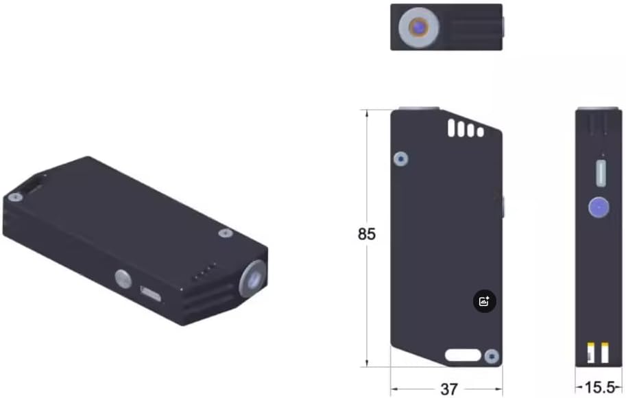 589nm 591nm 593nm Yellow Dot Light Type-C charging Mini indicator Module