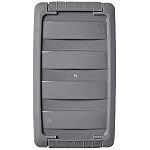 Amazon Basics Plastic Storage Containers with Secure Latching Lids, Stackable Organization Bins, Clear/Grey, 5 Quart, Set of 10 - Image 5