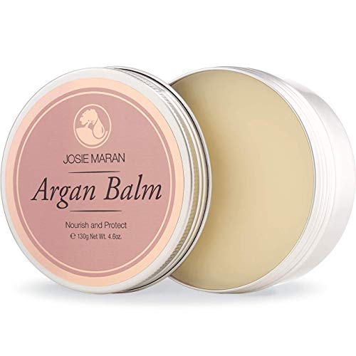 Josie Maran Argan Balm - Soothe and Calm Rough Skin With a Barrier of Hydrating Protection (130g/4.6oz, Vanilla Apricot)