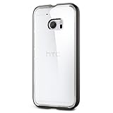 HTC 10 Case, Spigen® [Neo Hybrid Crystal] PREMIUM BUMPER [Gunmetal] Clear TPU / PC Frame Slim Dual Layer Premium Case for HTC 10 (2016) - (H09CS20284)