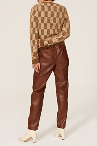 Image of Nanushka Women's Feline Check Sweater
