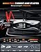 NEXPOW 6000A Jump Starter, 24000mAh Battery Jumper Starter Portable with 60W PD Fast Charging, Powerful Car Jump Box with 3.2″ HD Display, DC Output, for 12V All Gas Engines/Up to 12L Diesel