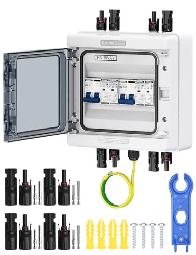DIHOOL 2S-40A Solar Anschlusskasten mit Trennschalter