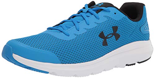 Under Armour Men's Road Running Shoe, Blue Circuit White Pitch Gray 404, 14