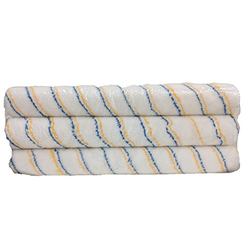 True Blue 18" Professional Paint Roller Covers, 18Inch, Best For All Types Of Painting Surfaces, Refill Bulk Pack (3, 3/8" Nap) #TOP2
