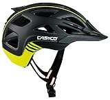 Casco Activ 2 Fahrradhelm Herren, Damen Schwarz Matt Gelb (S 52-56cm)