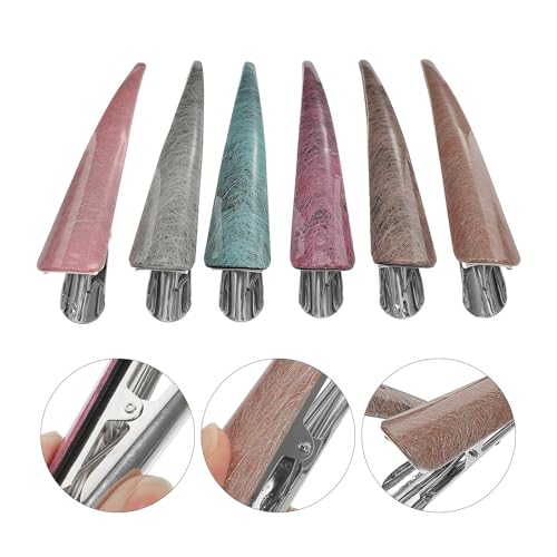 Clips para coletas elegantes de acrílico accesorios de pelo para la oficina y gimnasio 7