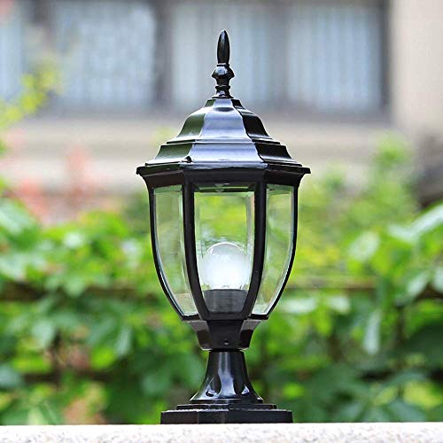 Lampadaire de jardin victorien rétro étanche E27 pour villa