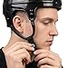 Easecos 2 Pack Hockey Helmet Chin Strap, Detachable Ice Hockey Helmet Chin Strap with Snap, Replacement Ear Loops for Football, Bicycle Sport Helmets