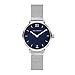 PAUL HEWITT Reloj de muñeca para Mujer en Acero Inoxidable Sailor Modest Blue Lagoon - Reloj de Mujer con Correa de Acero Inoxidable, Reloj de muñeca para Mujer en Plata con Esfera Azul