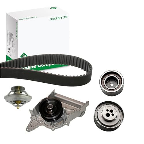 Kit distribution INA avec pompe à eau résout les fuites de liquide sur Audi 80
