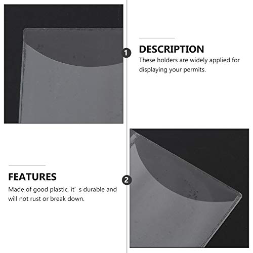 VICASKY 10 Pezzi Porta Permesso di Parcheggio per