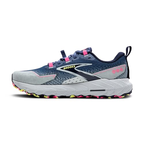 Brooks Brooks Women’s Cascadia 18 Mountain Trail Running Shoe - Oceana/Pearl Blue/Pink - 6.5 Medium
