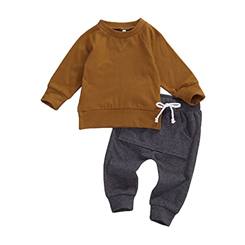 Image of Goelsakurara Newborn Infant Baby Summer Clothes Girl Boy Striped T-Shirt Top Shorts Pants 2Pcs Casual Outfit Set