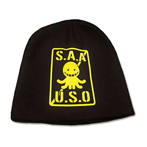 Assassination Classroom SAAUSO logo headwear bandeau cheveux manga noir