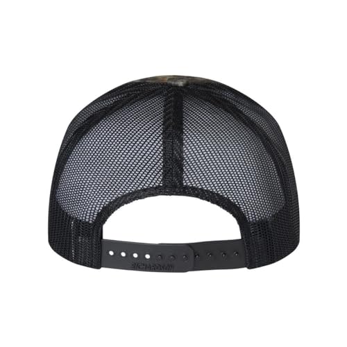 Image of Richardson 112P Patterned Snapback Trucker Hat - Custom Leather Patch Hat | No Minimals | Volume Tiered Pricing