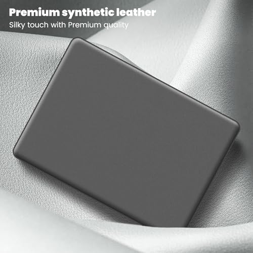 Coque MacBook Pro 14 étui cuir robuste M1 M3 M4 gris A2442
